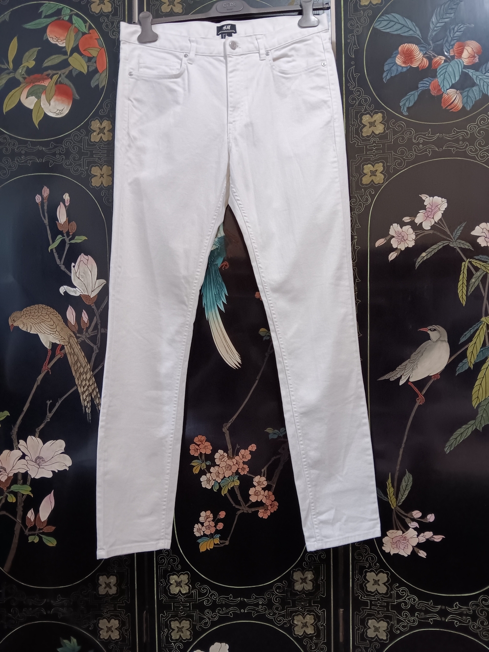 H&M White Skinny Fit Jeans 32×31